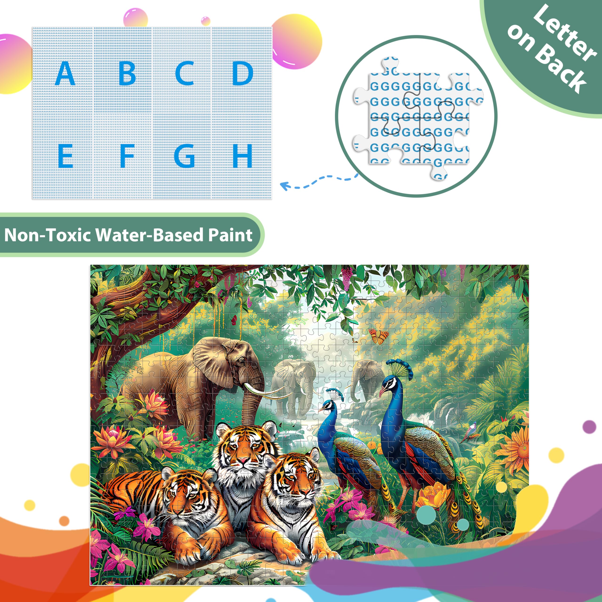 Jeacirio gift-ready puzzle box 500 pieces, a thoughtful present for puzzling enthusiasts.