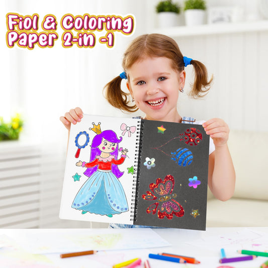 Jectivs art foil kit manual page clarifies steps for easy crafting