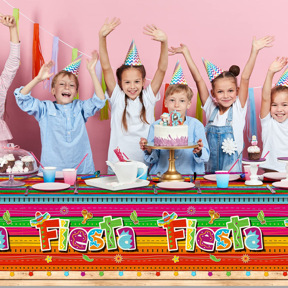 Jectivs photo booth fiesta tablecloth enhances event photos