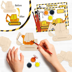 Jekocet construction cards included to thank guests after the event