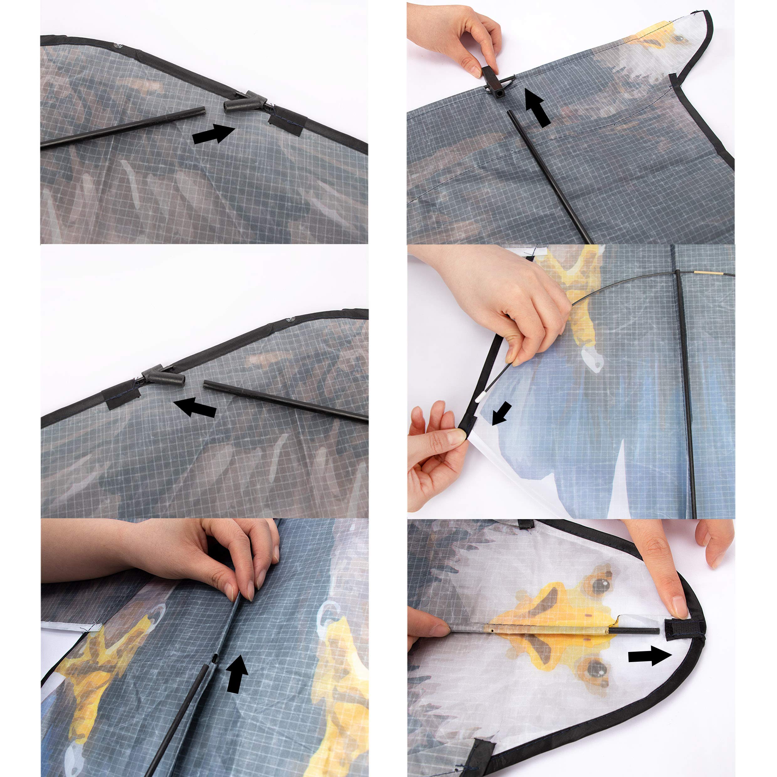 JEKOSEN 328ft kite string for long, smooth launches