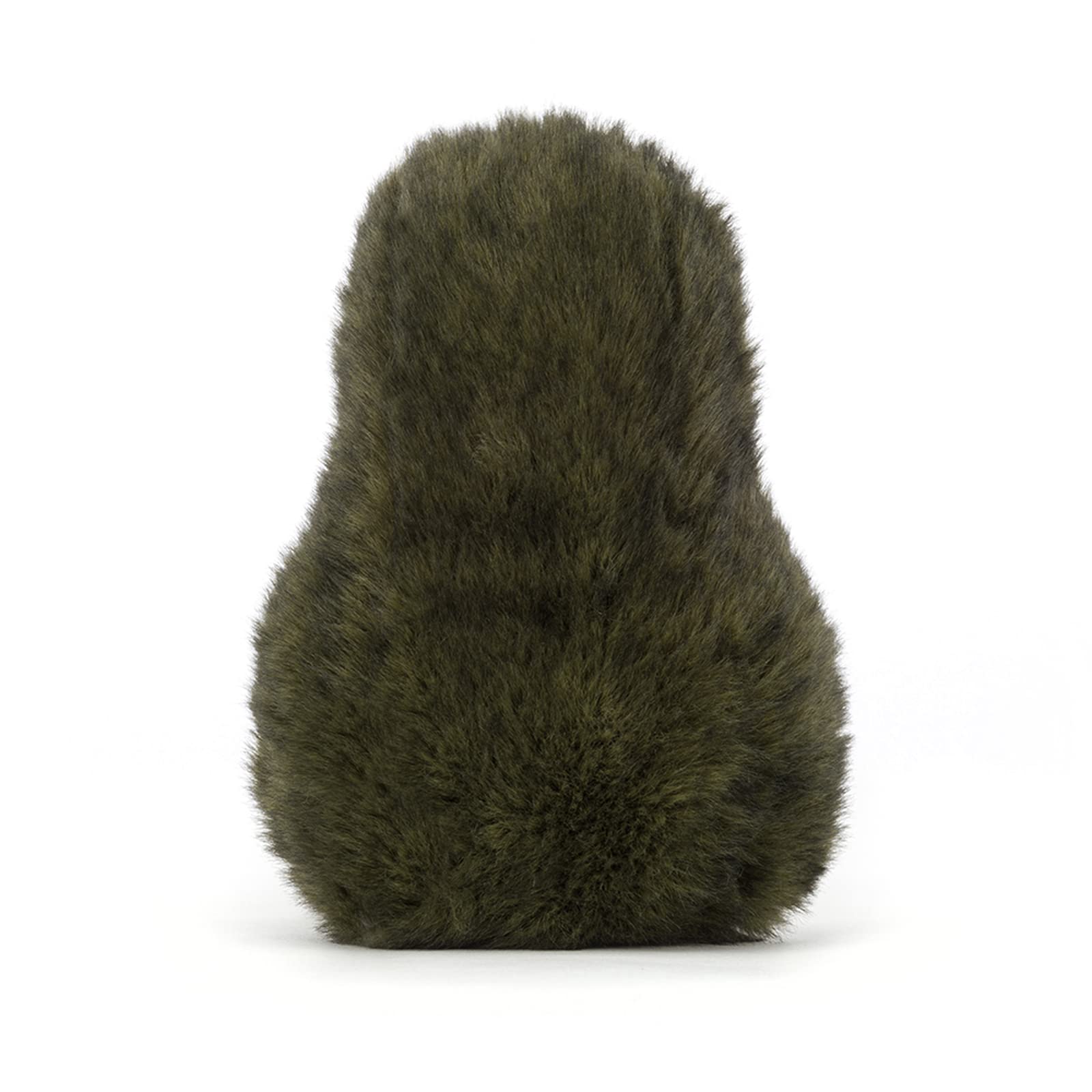 Jellycat Amuseables Avocado sits compactly for nursery shelves or desks.