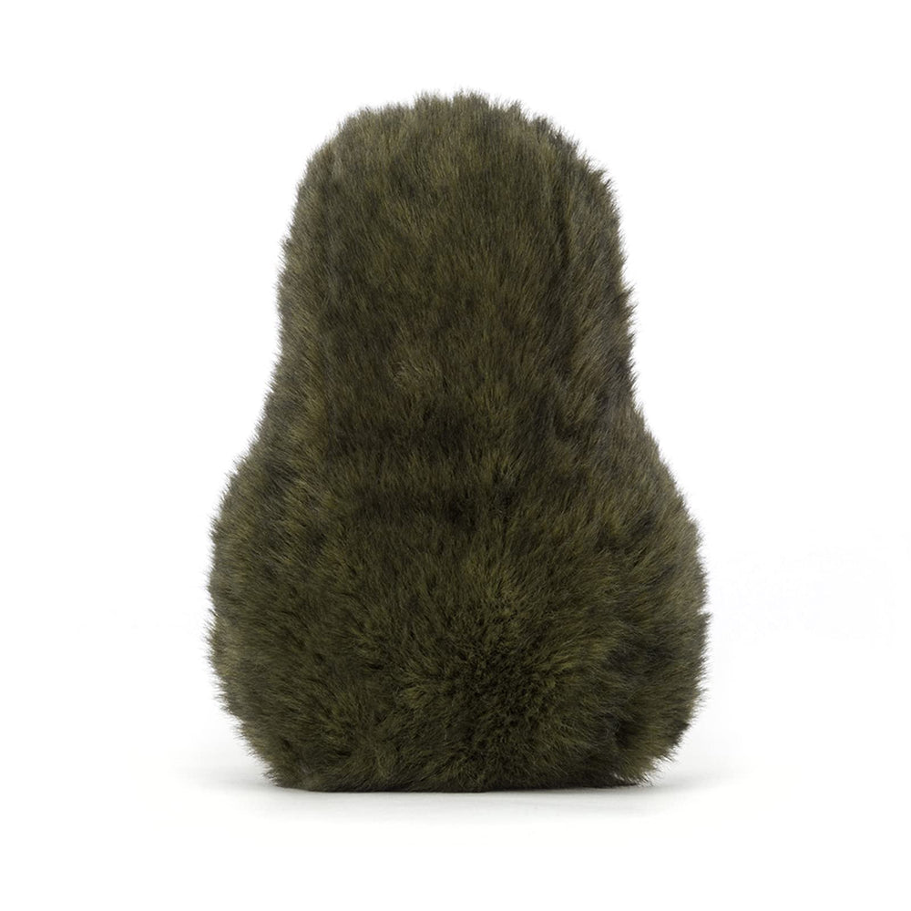 Jellycat Amuseables Avocado sits compactly for nursery shelves or desks.
