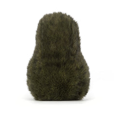 Jellycat Amuseables Avocado sits compactly for nursery shelves or desks.