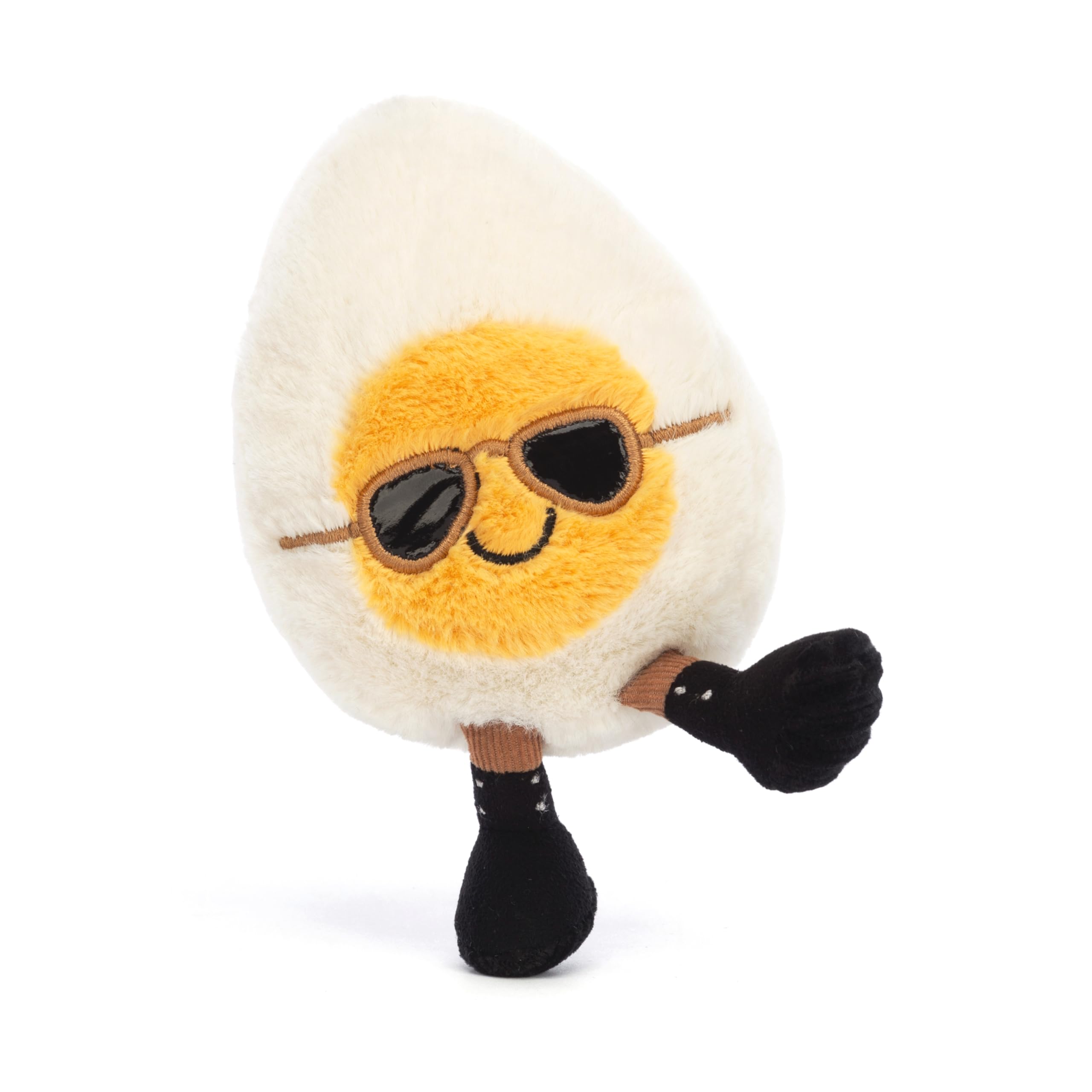 Jellycat Amuseables Boiled Egg Chic pairs with other Amuseables for themed displays