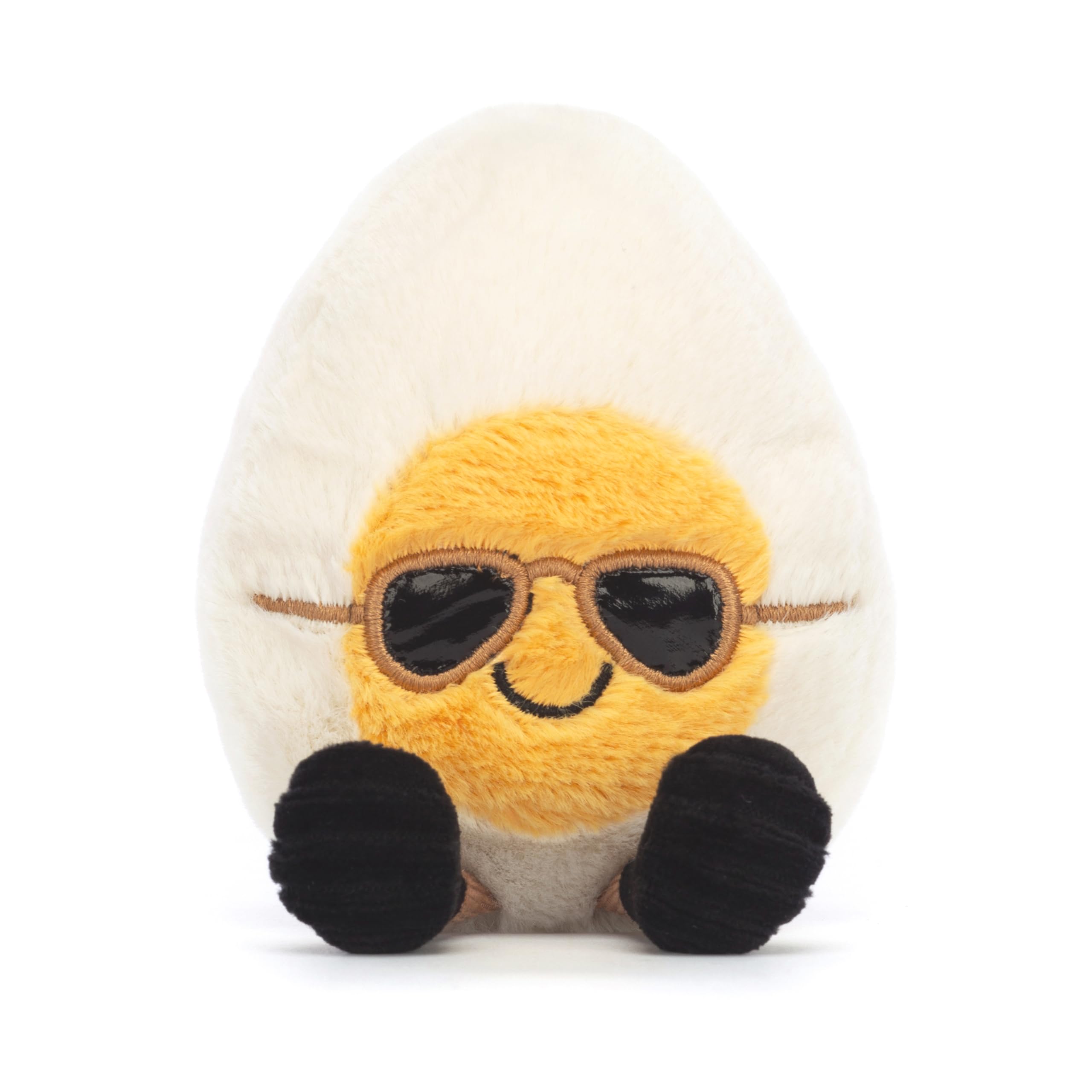 Jellycat Amuseables Boiled Egg Chic compact size for kids' rooms and travel