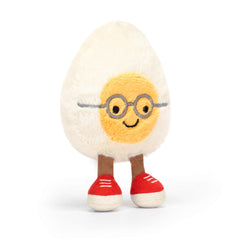 Jellycat Amuseables Boiled Egg Geek premium construction with hand-finished touches.