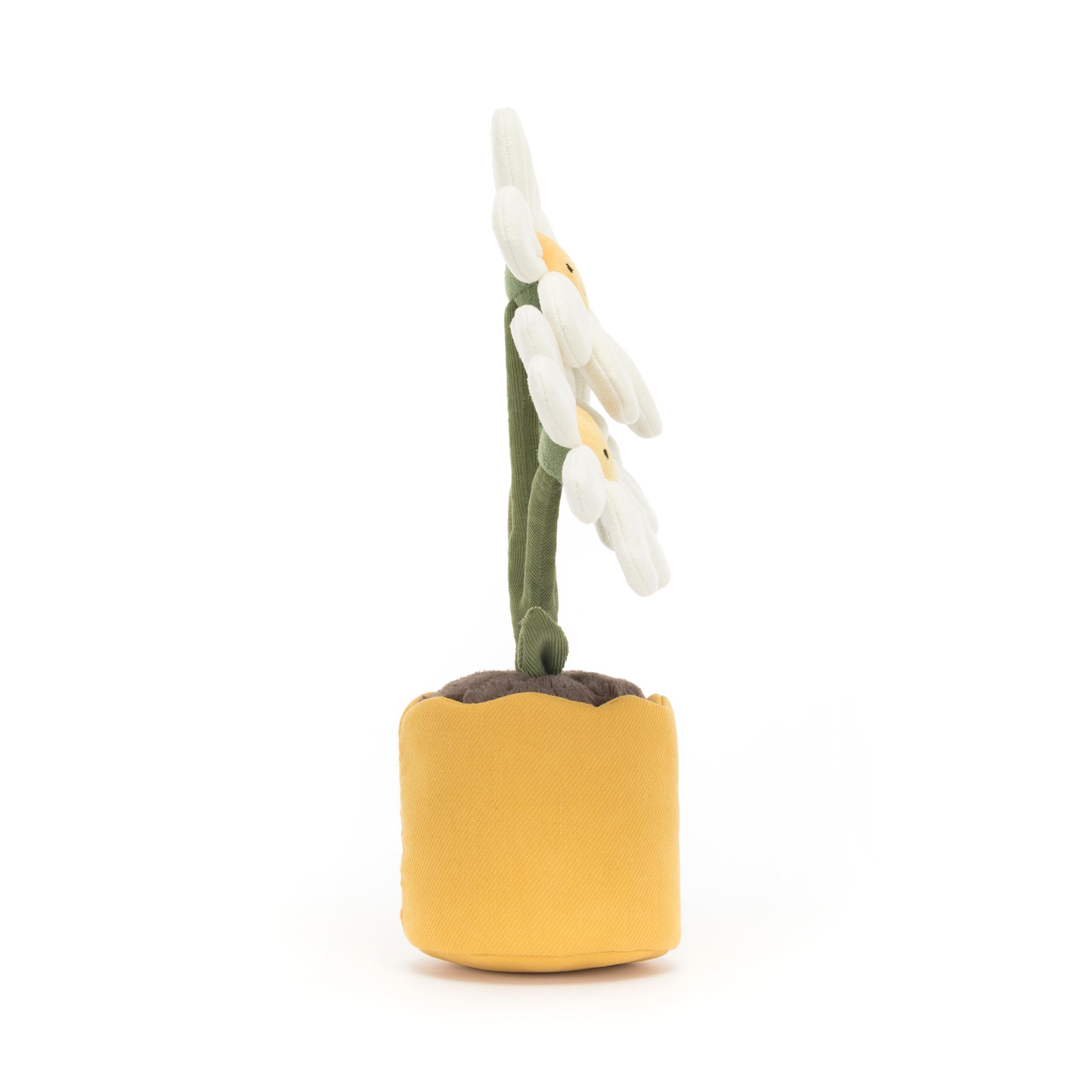 Jellycat Amuseables Daisy blooms in gold and white add playful charm.