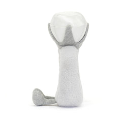 Jellycat Amuseables Diamond Ring closeup satin diamond highlighting sparkle.