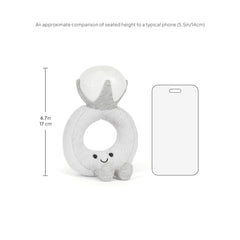 Jellycat Amuseables Diamond Ring packaged present for festive gifting.