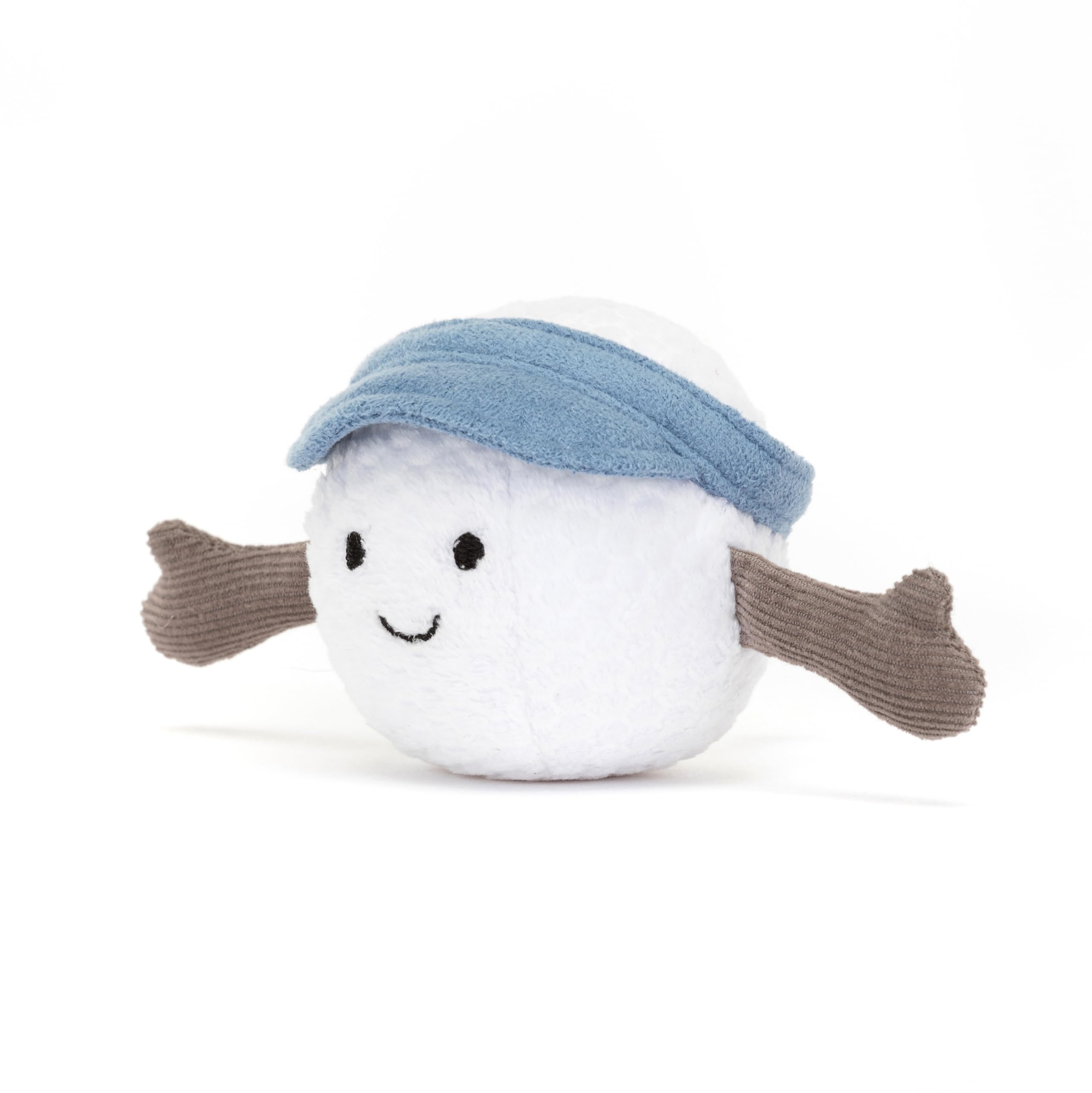Jellycat Amuseables Golf Ball toy textured dimples add golf-ball charm.