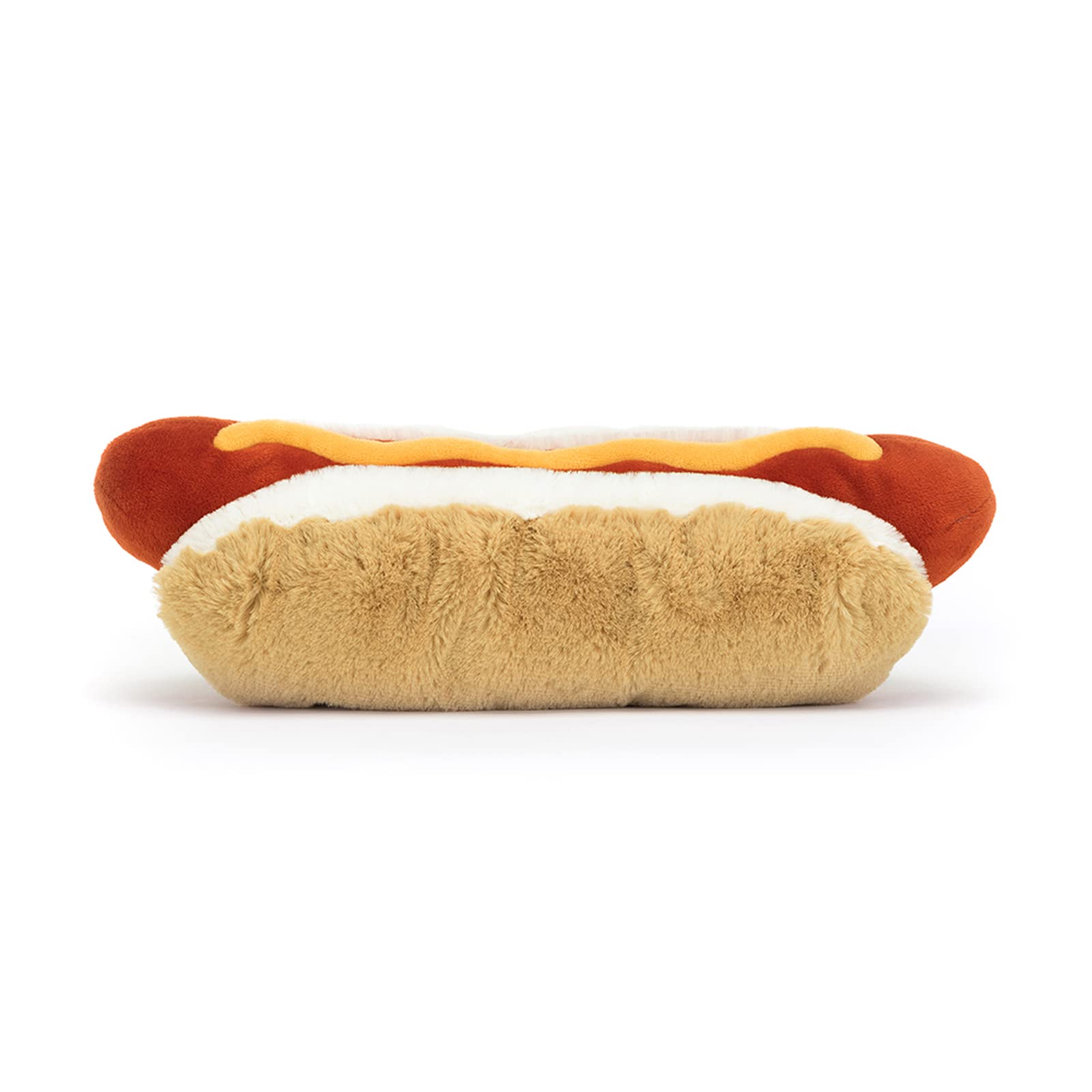Jellycat Amuseables Hot Dog mustard stripe adds playful charm for gifting.