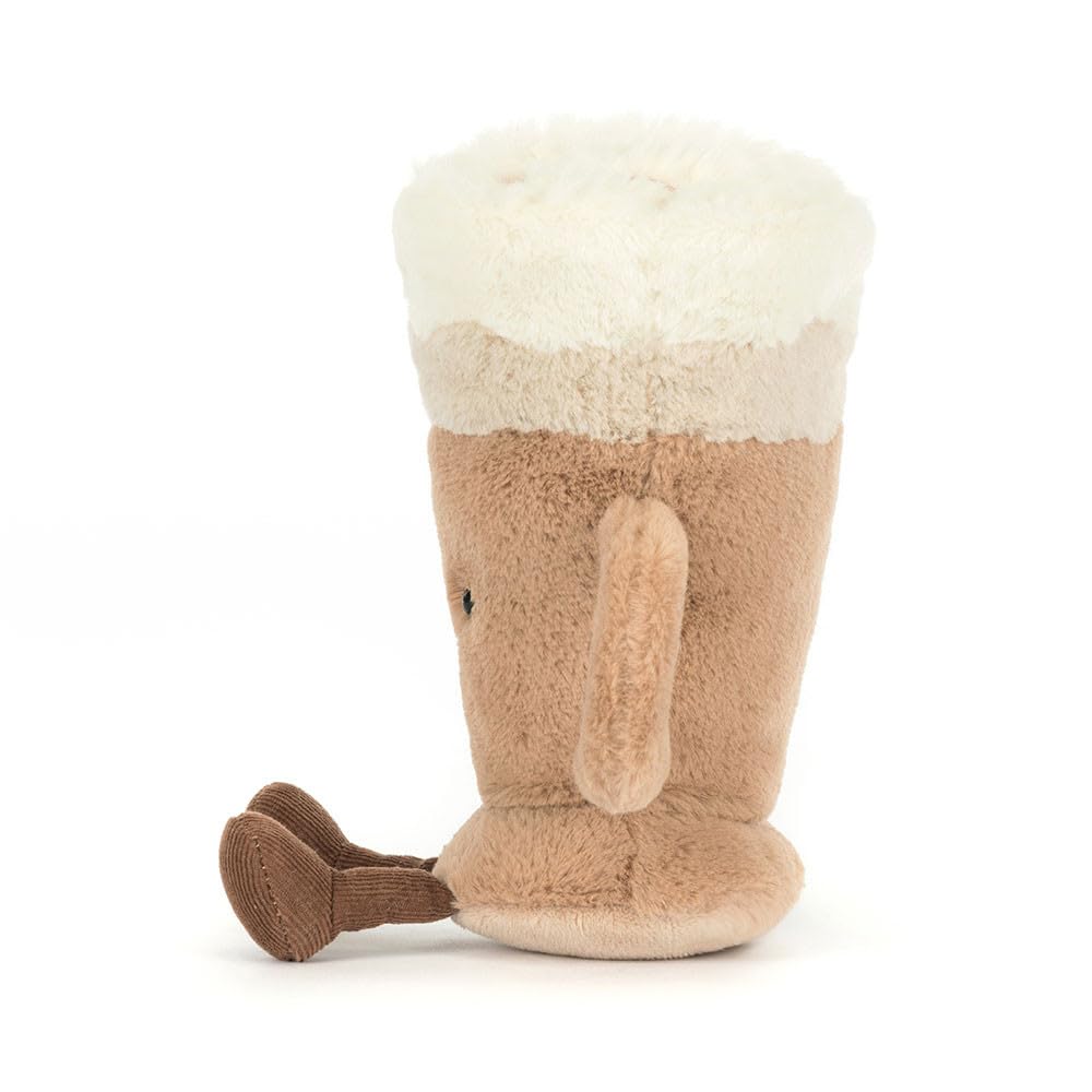 Jellycat Amuseables Latte packaging display, ideal for gifting and collection.