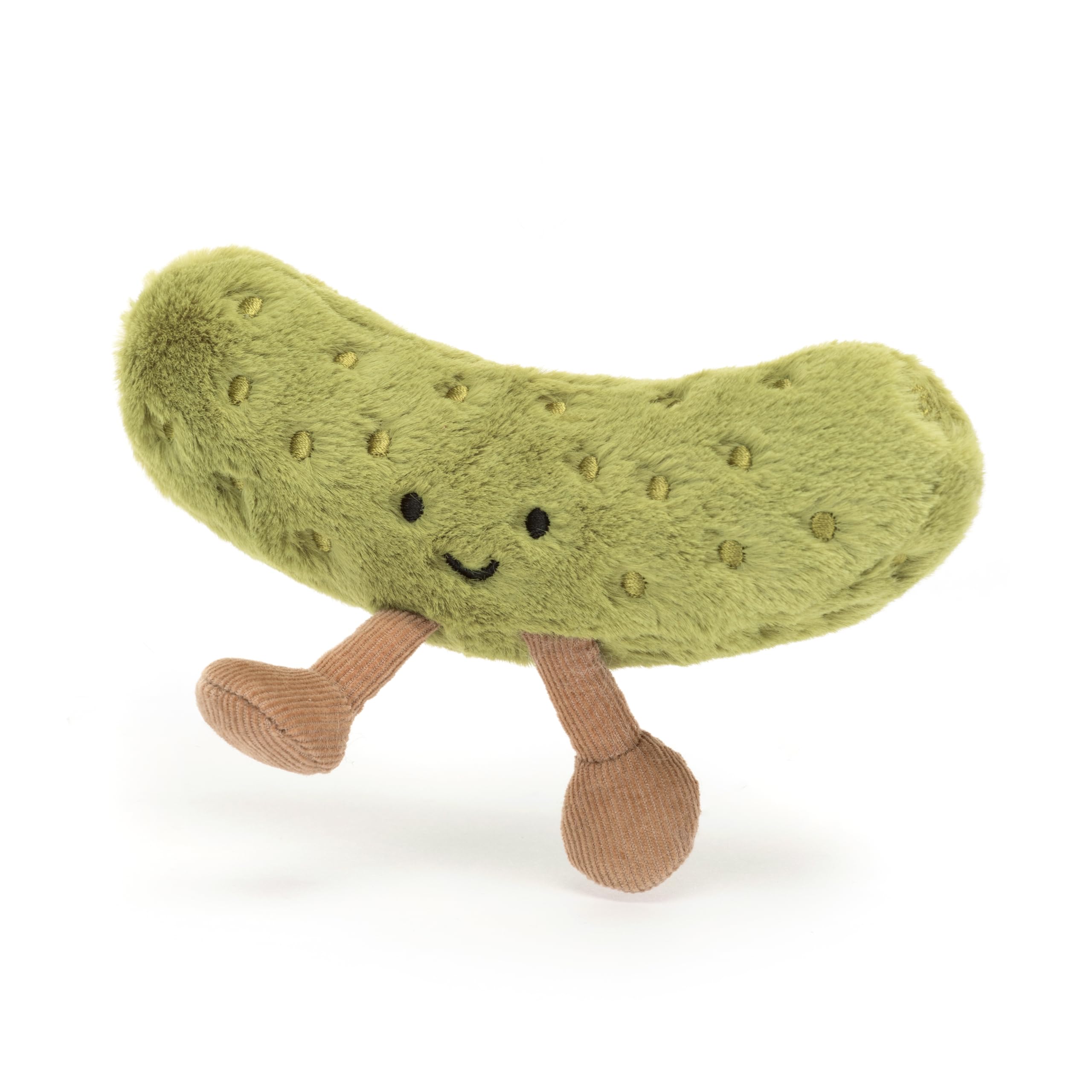 Jellycat Amuseables Pickle uses premium fabric for lasting softness