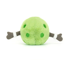Jellycat Amuseables Sports Pickleball 3 eye detail, hard eyes add character
