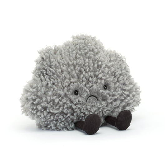 Jellycat Amuseables Storm Cloud plush with soft fleece for cozy hugs