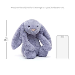 Jellycat Bashful Viola Bunny gift-ready packaging for celebrations.