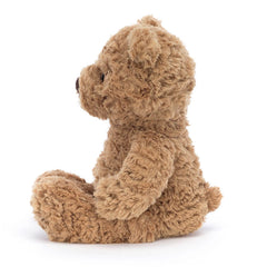 Jellycat Bumbly Bear rounded ears emphasize a friendly, huggable look