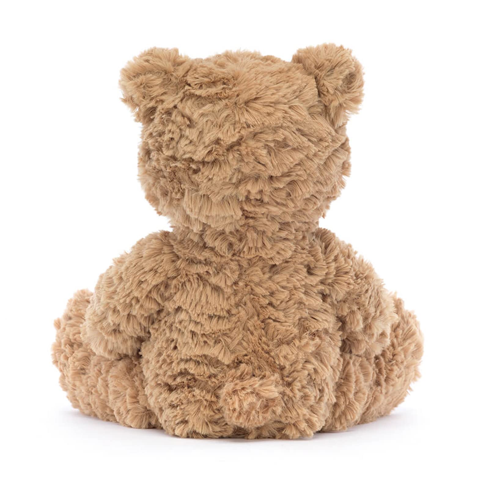 Jellycat Bumbly Bear soft fabric close-up highlights premium materials and softness