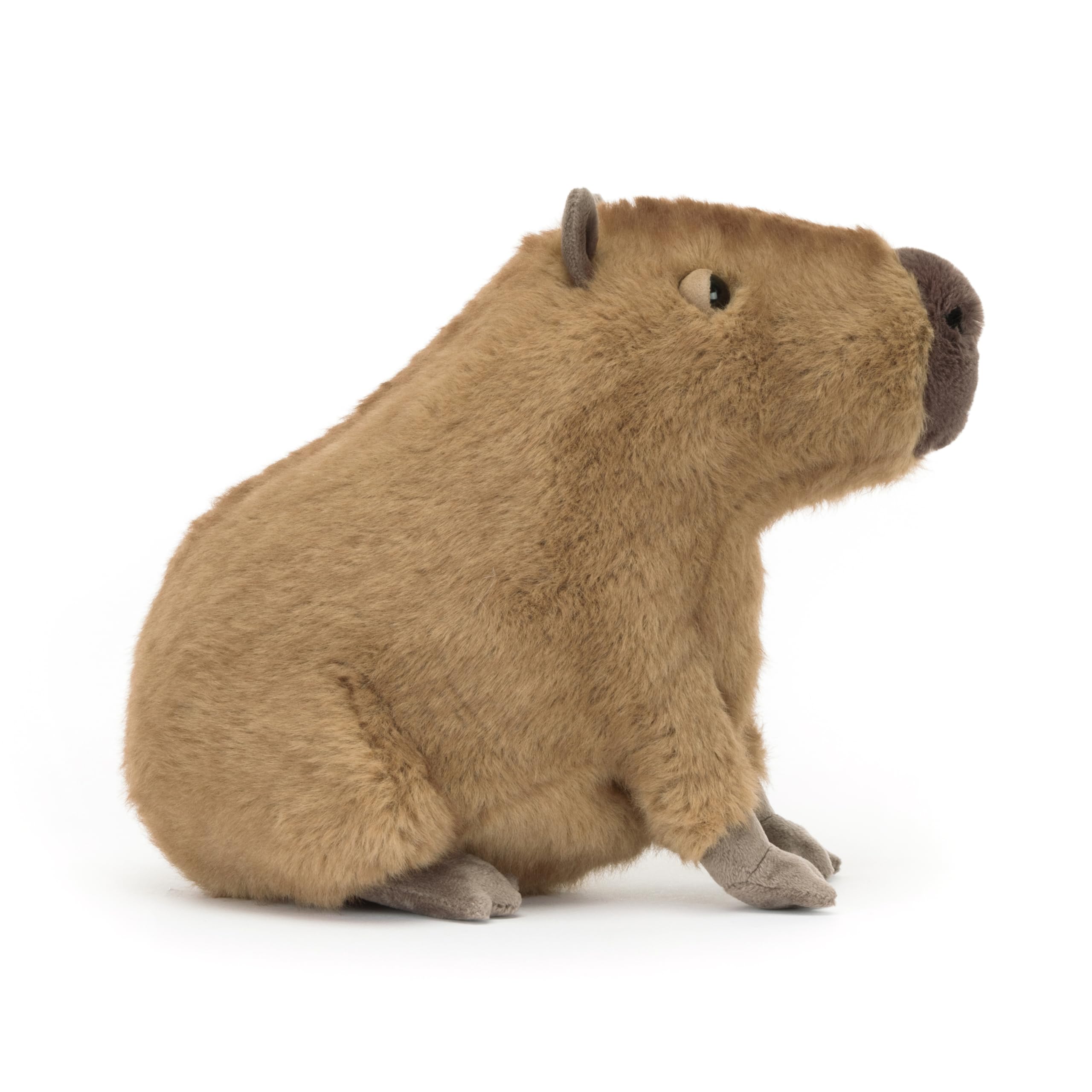 Jellycat Clyde Capybara toy dreamy eyes inspire gentle storytelling and calm companionship.