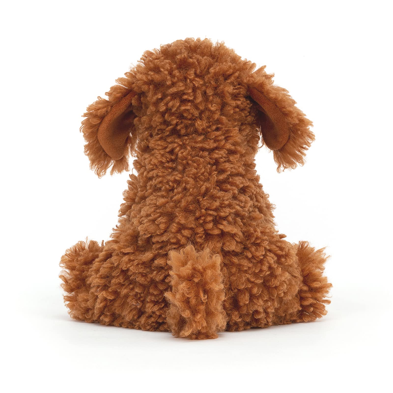 Jellycat Cooper Doodle Dog plush texture, long-lasting comfort and warmth.