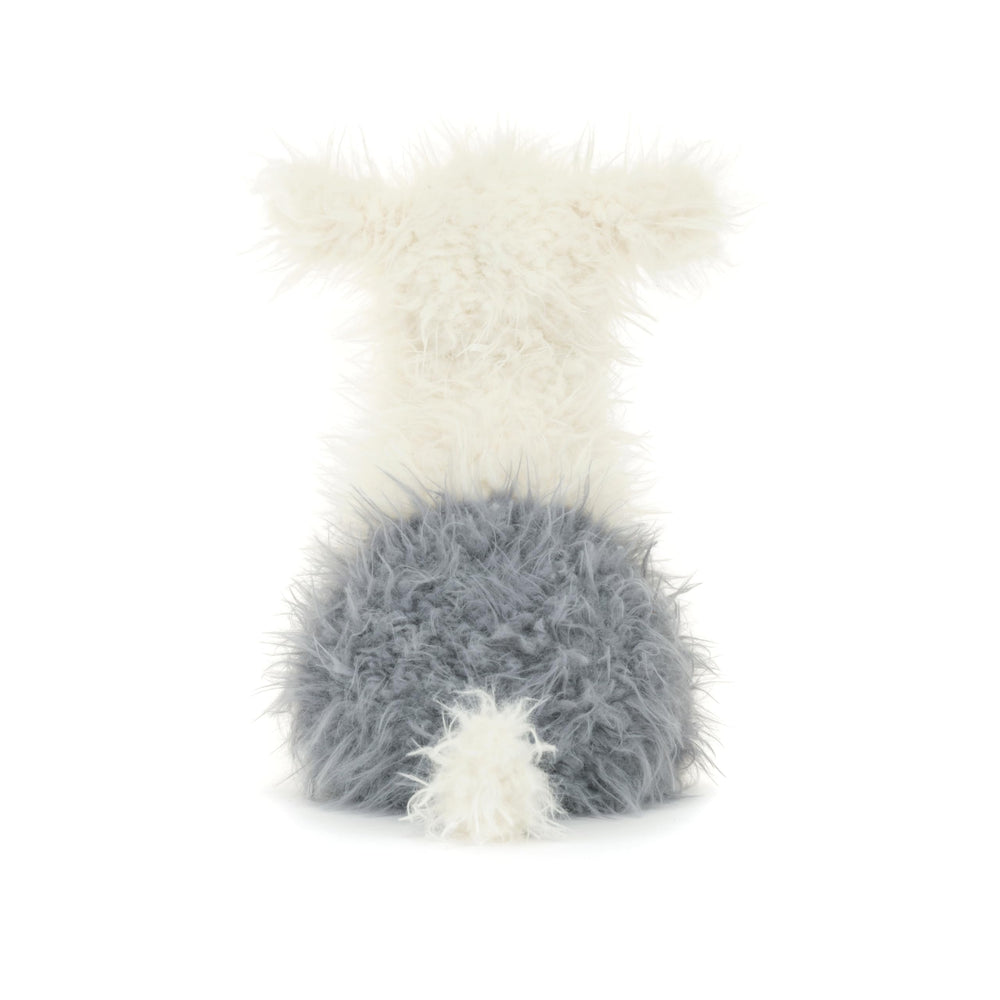 Ewert Sheepdog's long tail enhances its friendly silhouette for display.