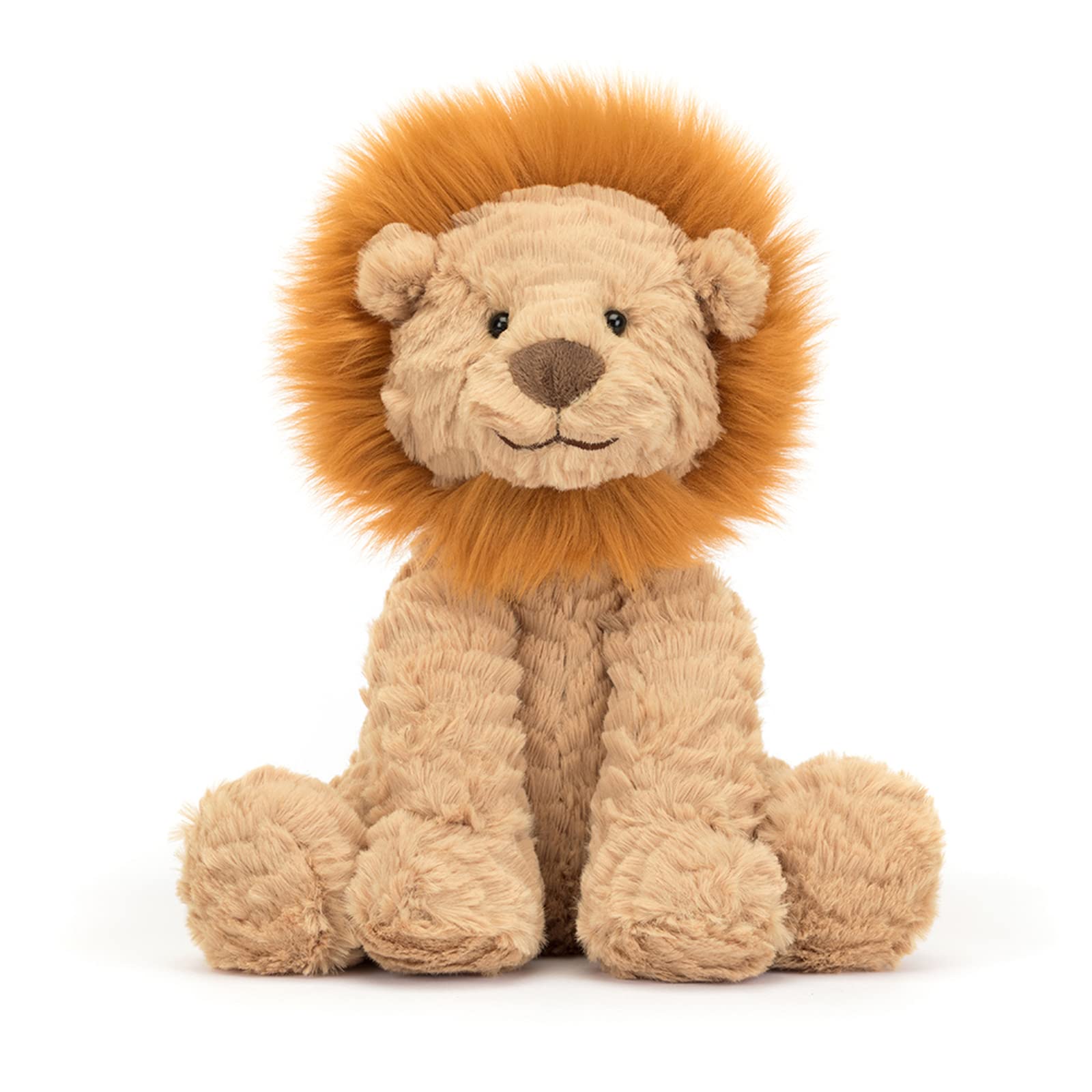 Jellycat Fuddlewuddle Lion puff tail sparks interactive, playful moments.
