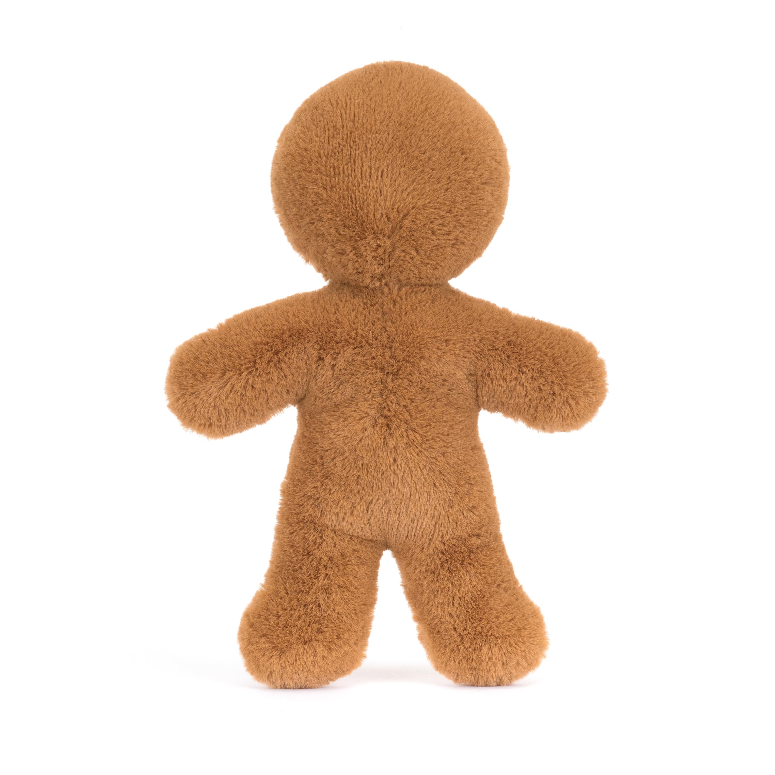 Jellycat Jolly Gingerbread Fred in soft cinnamon fur is perfect for snuggling.