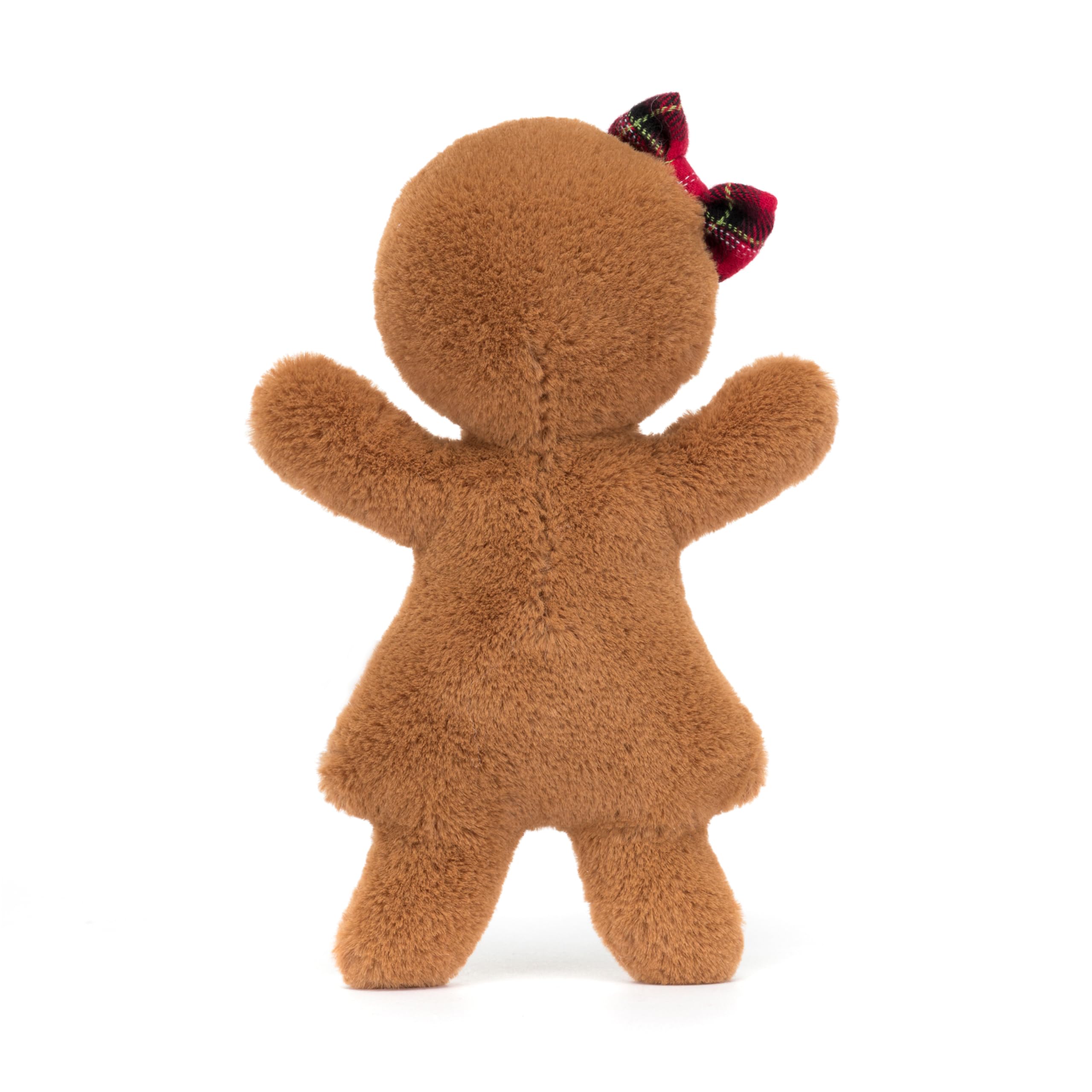 Jellycat Jolly Gingerbread Ruby 7-inch plush with soft cinnamon fur for snuggling