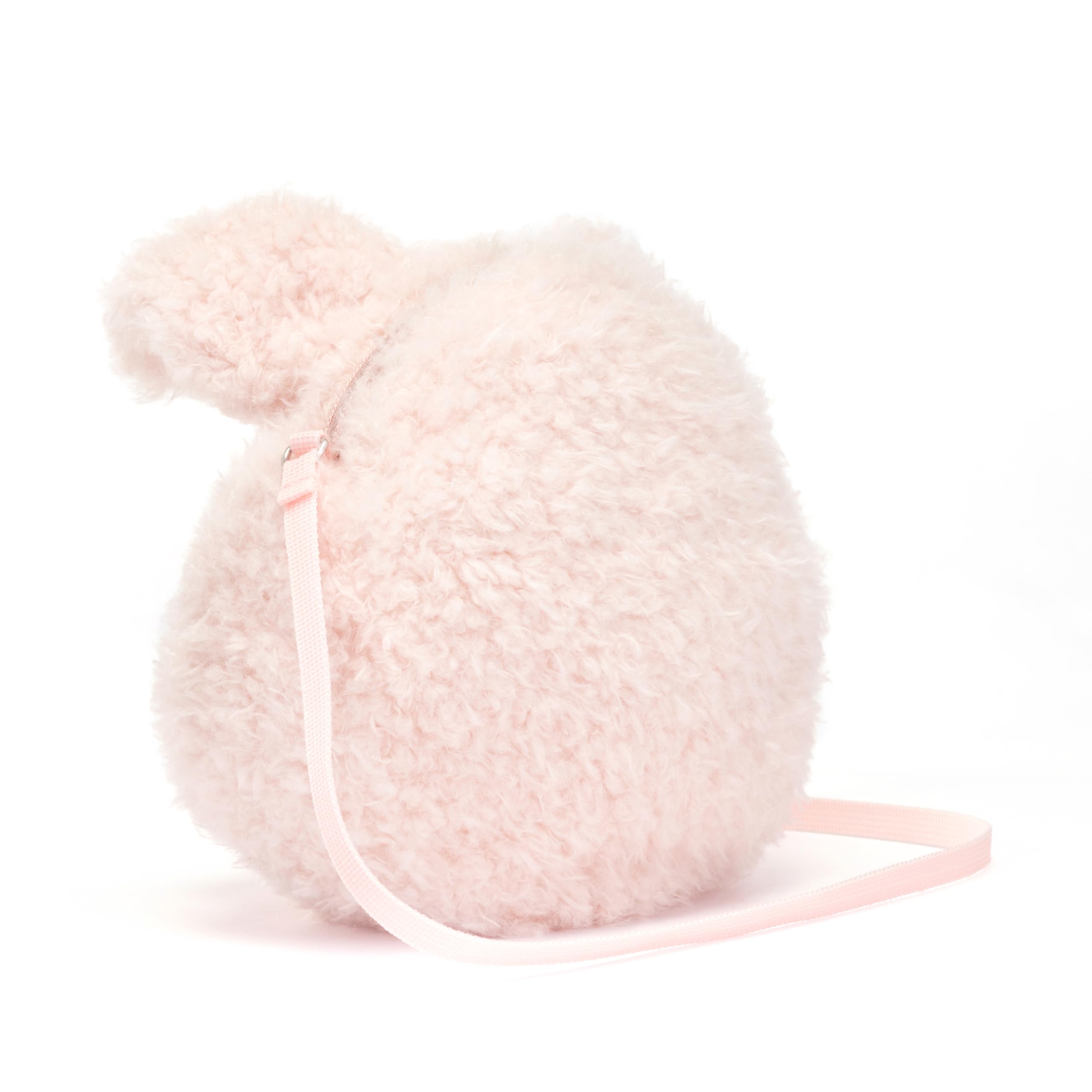 Jellycat Little Pig with floppy ears adds charm to your handbag collection.