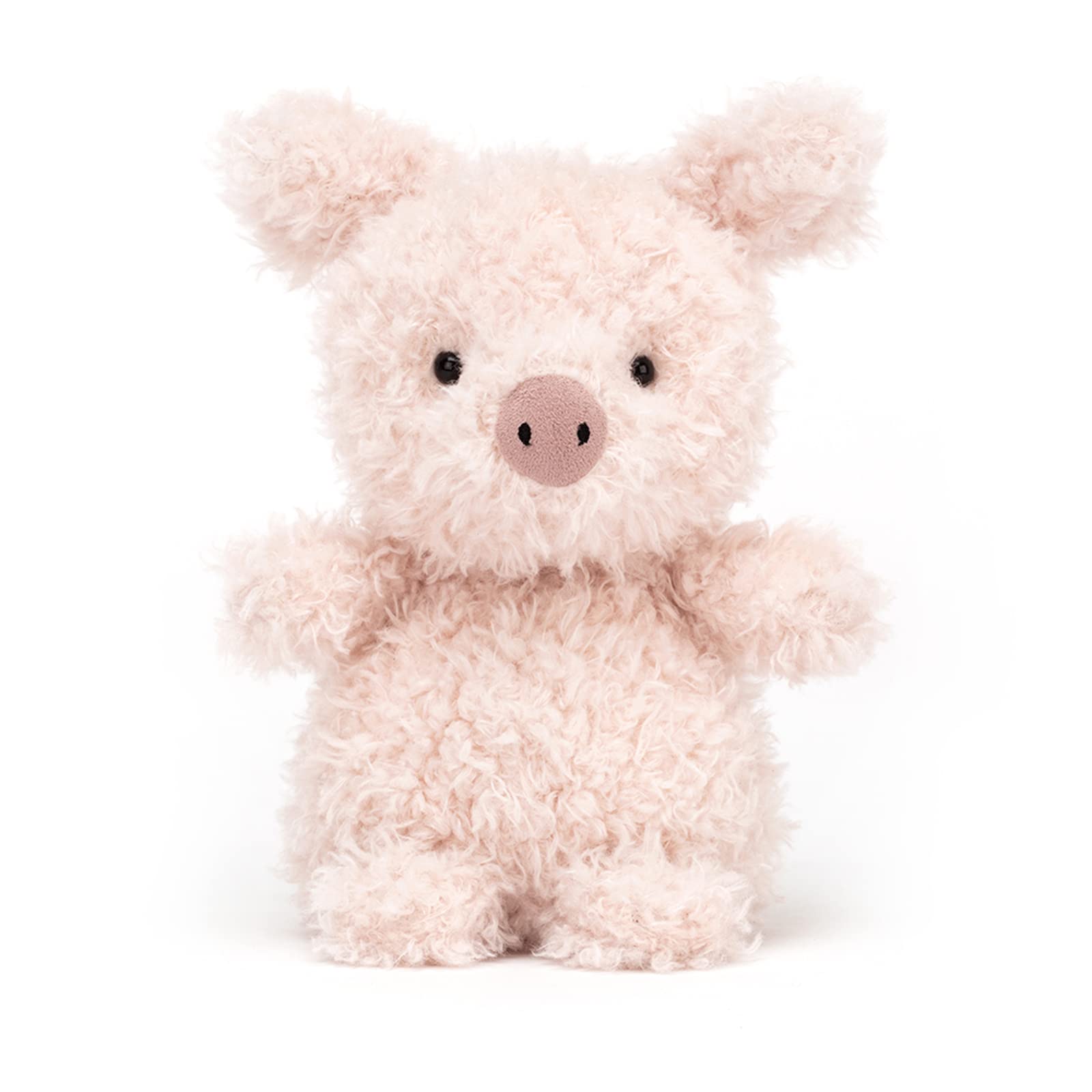 Jellycat Little Pig plush toy tummy detail and hand-finished stitching