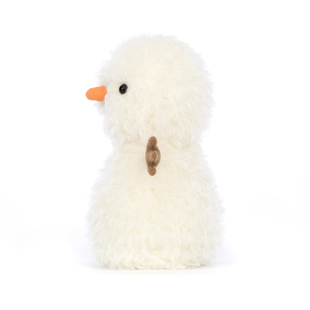 Jellycat Little Snowman smiling face ready to brighten a room