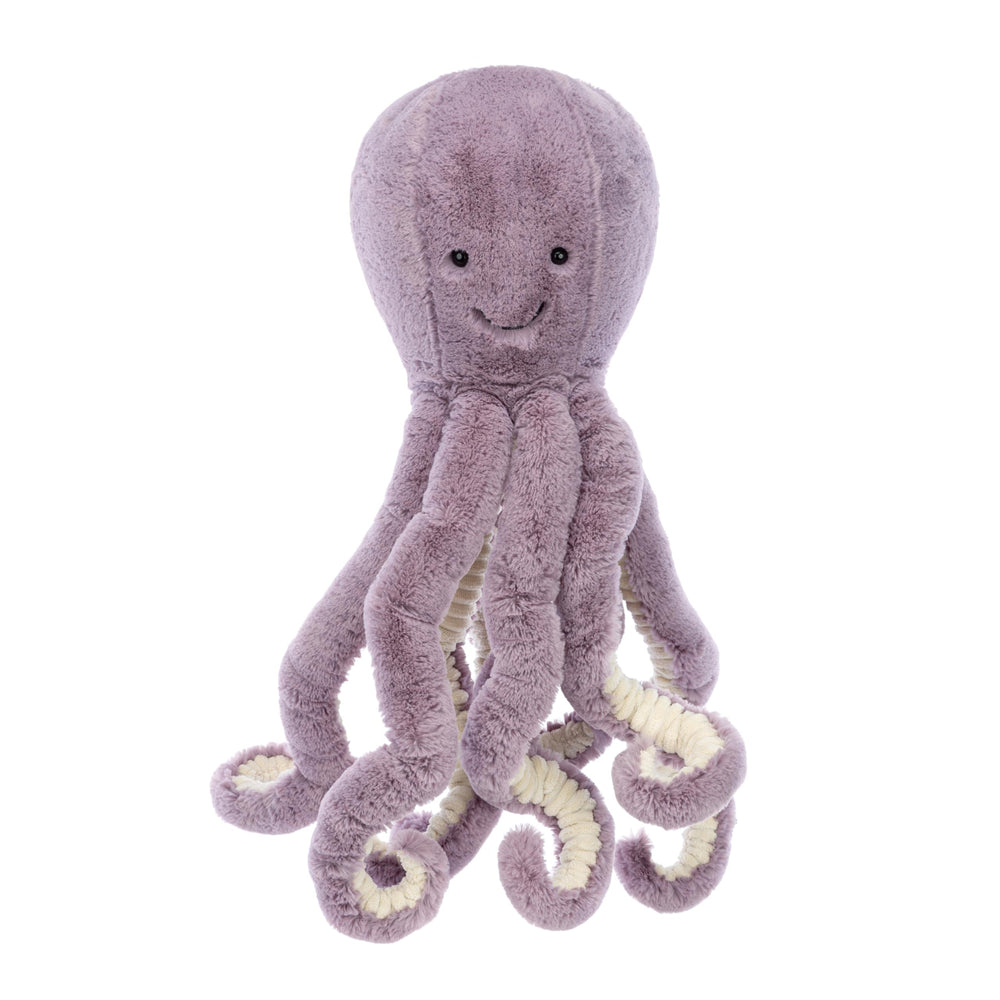 Premium fabric close-up on Jellycat Maya Octopus shows quality and care.