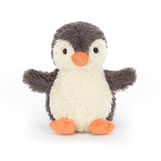 Jellycat Peanut Penguin side view, compact and easy to hold