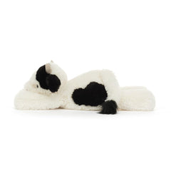 Jellycat Smudge Cow snack-break pose invites relaxed pretend play
