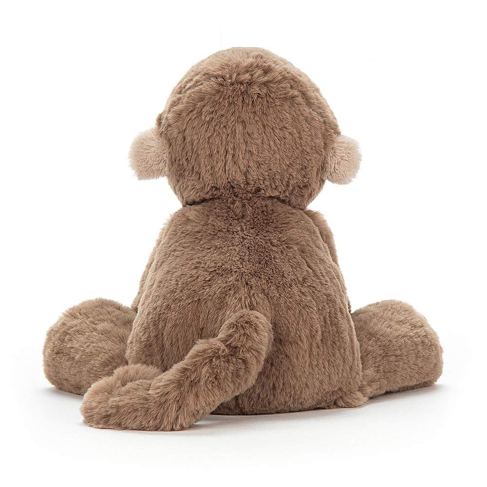 Jellycat Smudge Monkey in a cuddly pose ideal for gentle play.