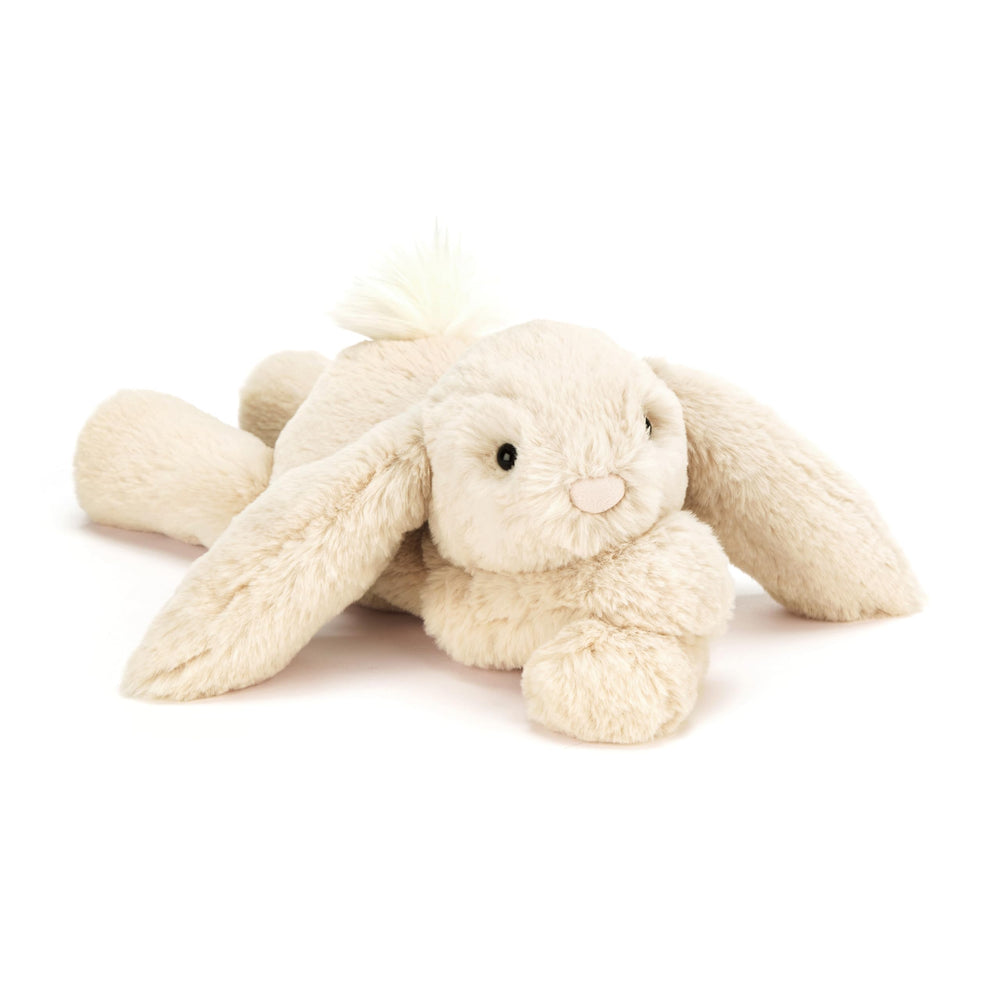 Jellycat Smudge Rabbit tufted white tail detail on plush toy