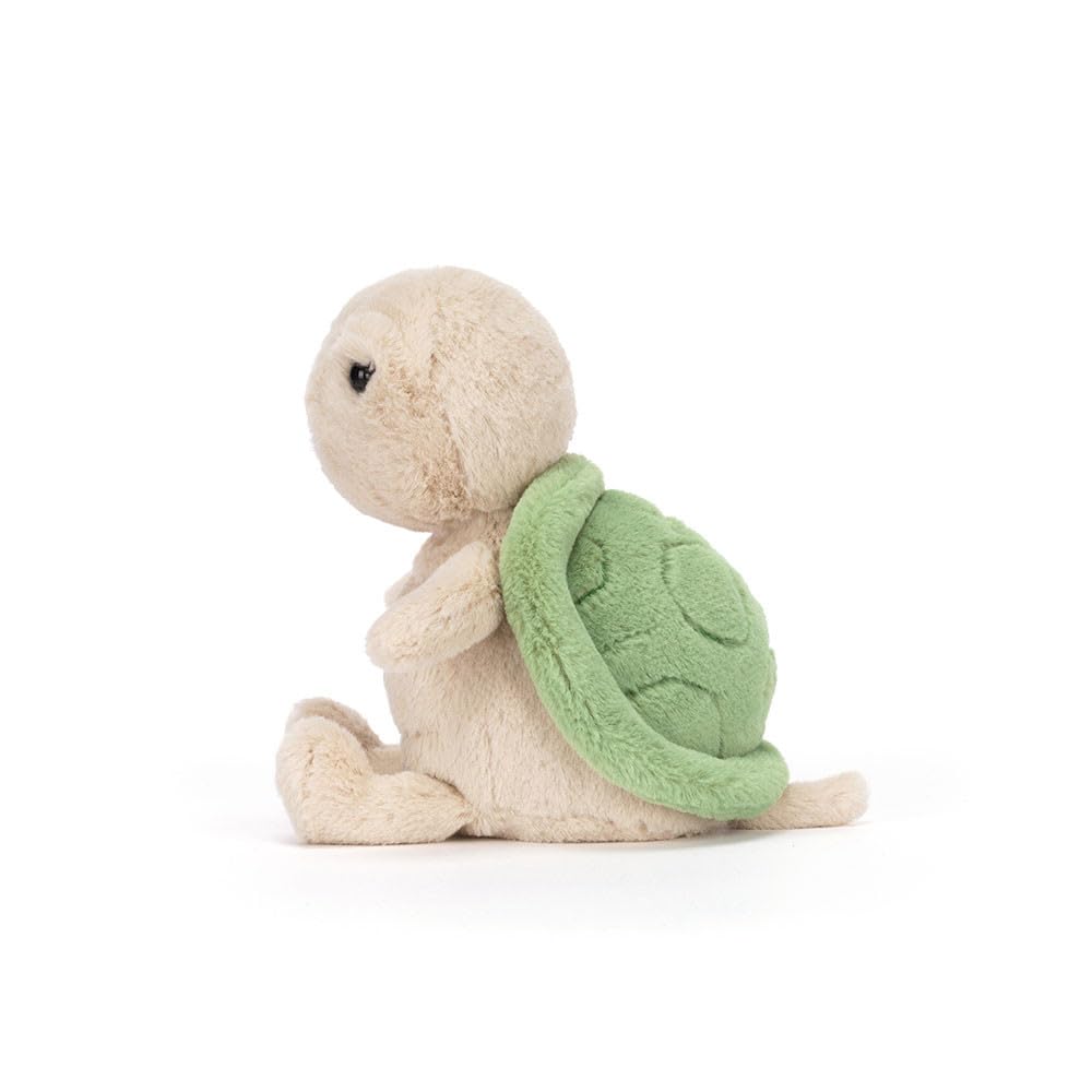 Jellycat Thimble Turtle fabric detail, plush texture for comforting hugs