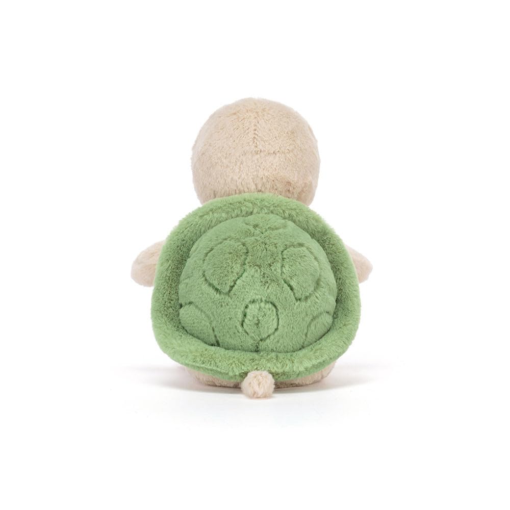 Jellycat Thimble Turtle side profile, ideal travel buddy for kids