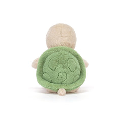 Jellycat Thimble Turtle side profile, ideal travel buddy for kids