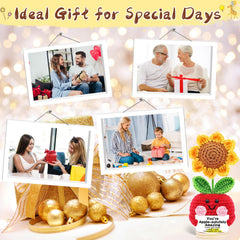 JELUTAR gift-idea apple-sunflower plush ideal for gifting occasions