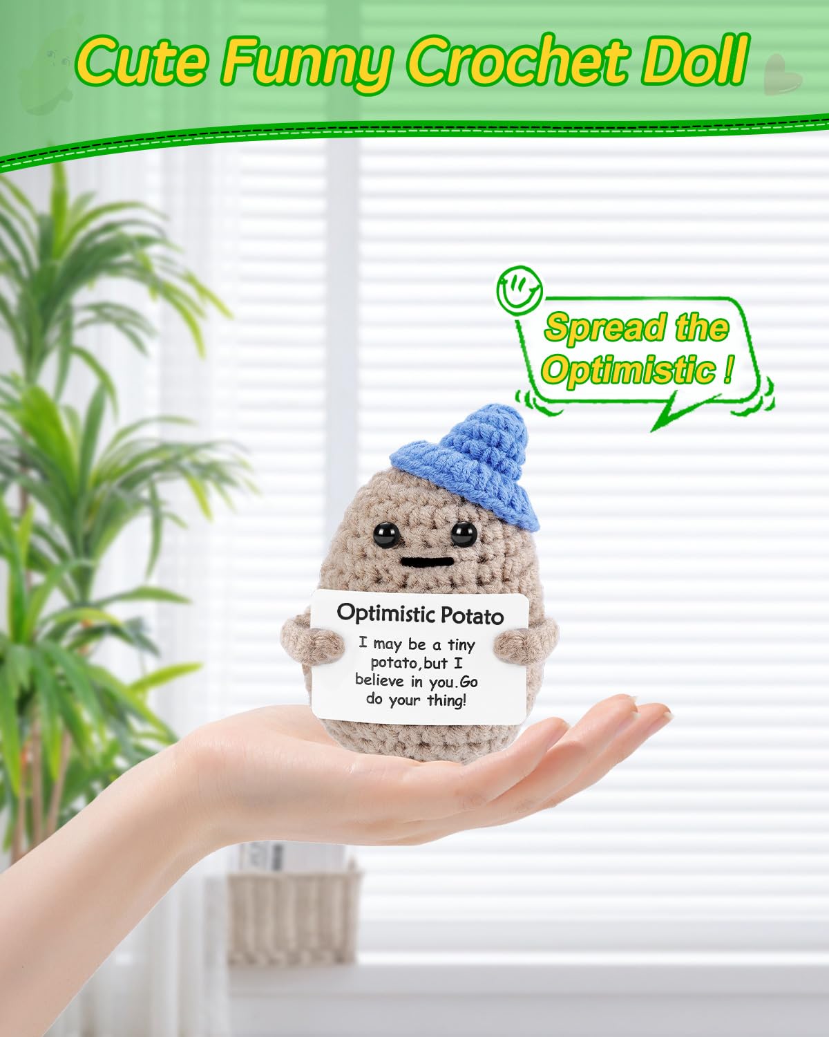 JELUTAR gift-ready potato doll, perfect for birthdays and small acts of kindness.