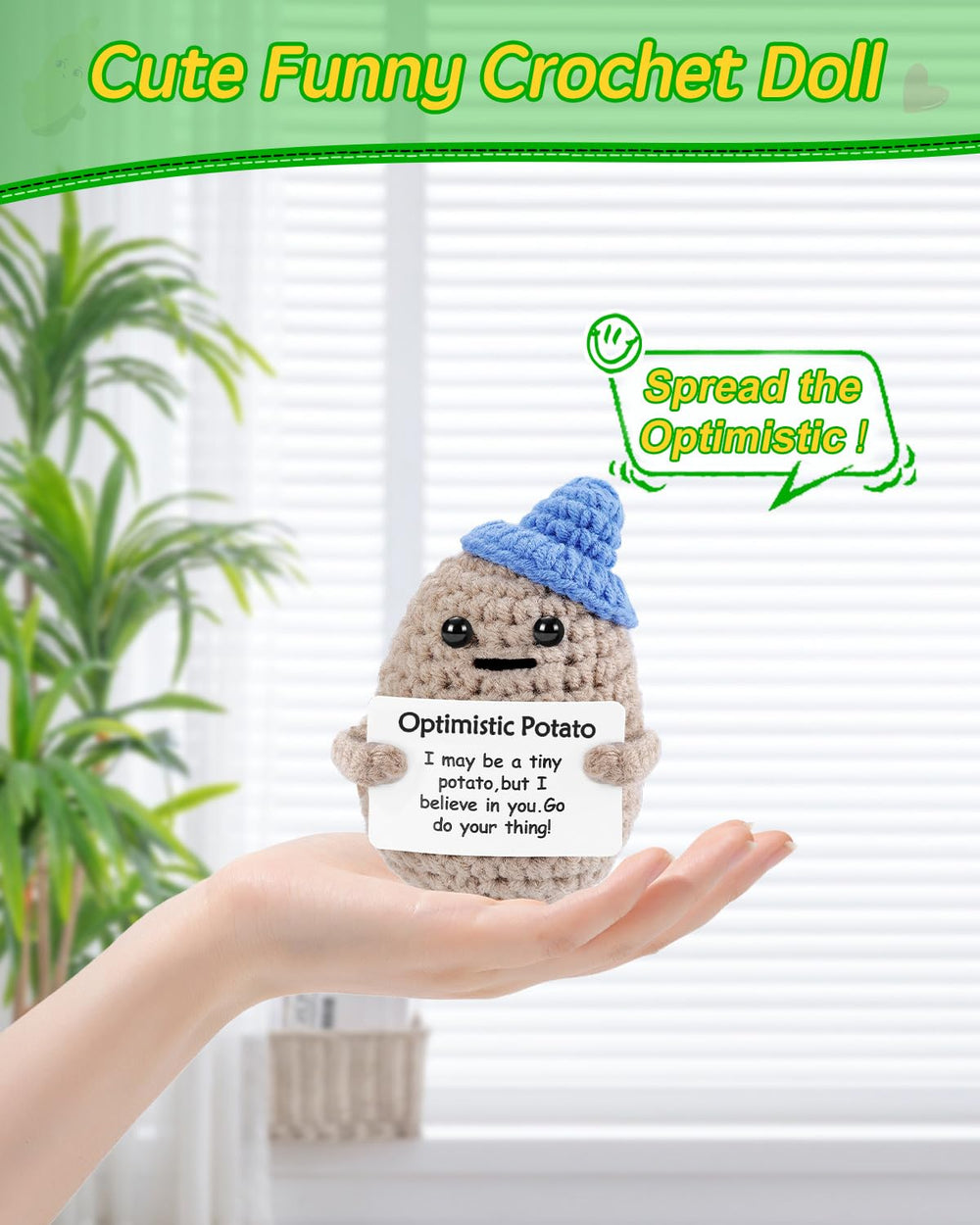 JELUTAR gift-ready potato doll, perfect for birthdays and small acts of kindness.