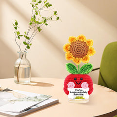 JELUTAR mindset-boost apple plush used as a daily encouragement companion