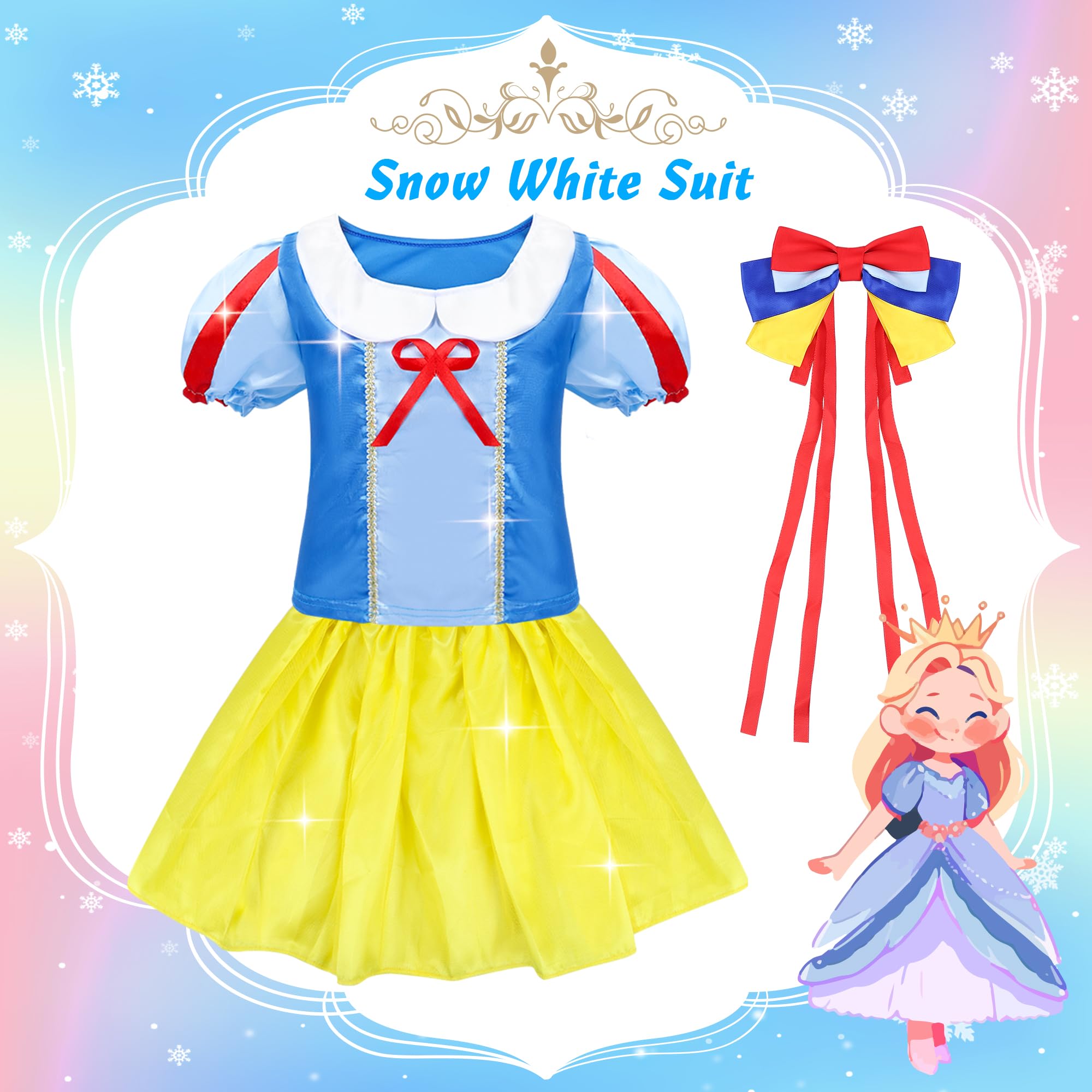 JEMSHE colorful princess costumes collection promoting creative storytelling during playtime.