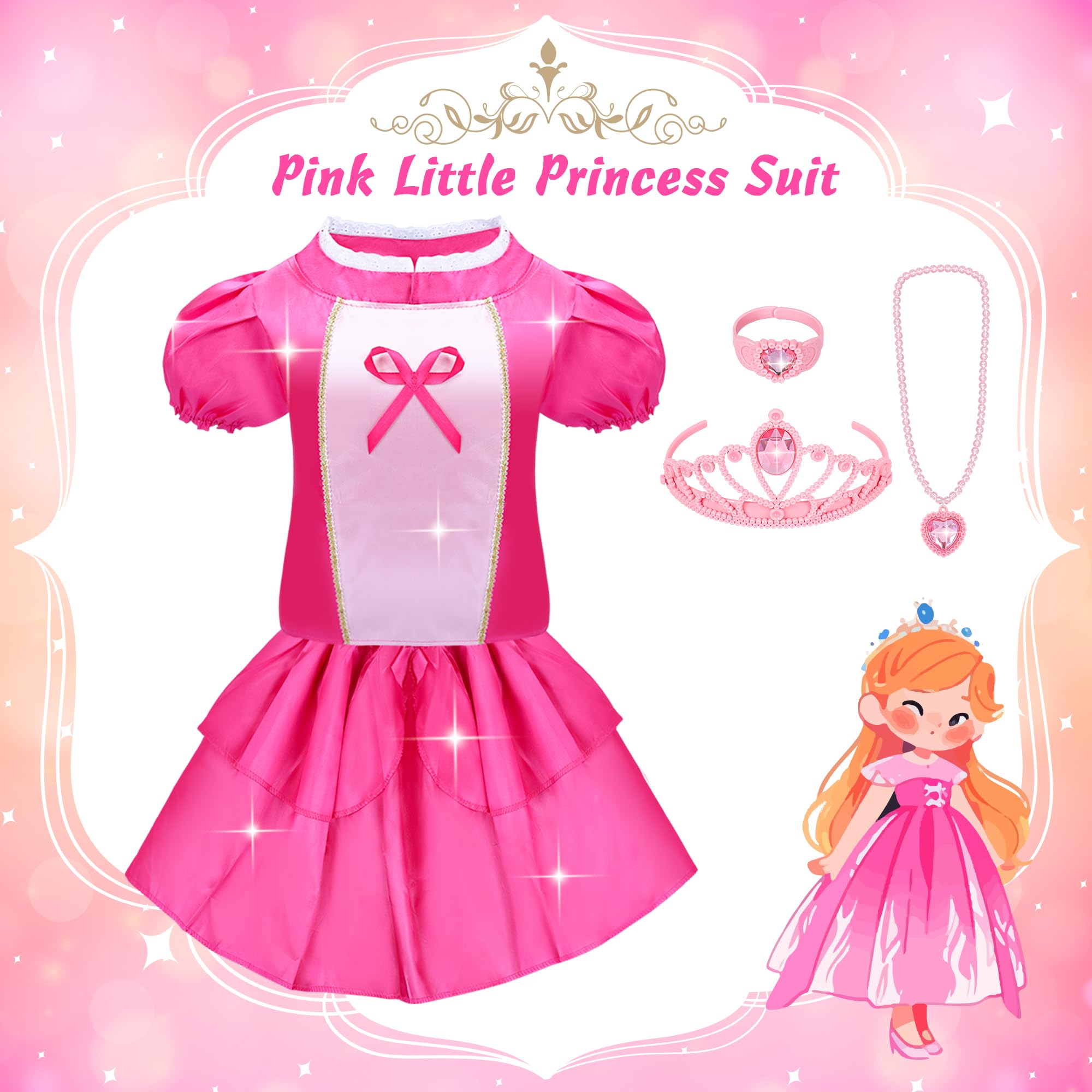 JEMSHE soft fabric princess dress close-up, highlighting comfortable wear.