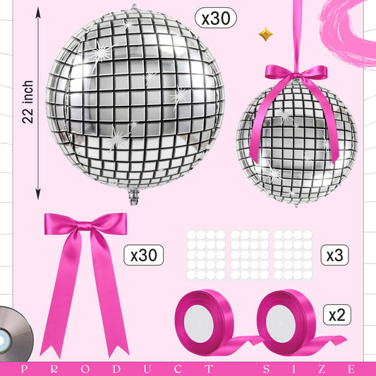 Jenaai 30-pack durable 4D balloons for versatile party decor.