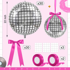 Jenaai 30-pack durable 4D balloons for versatile party decor.
