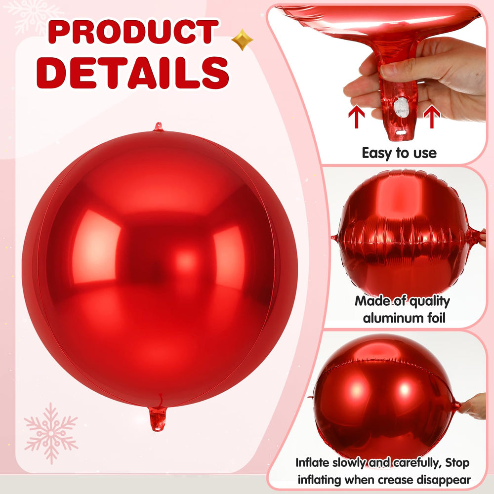 Jenaai 30-pack round foil balloons create a festive focal point