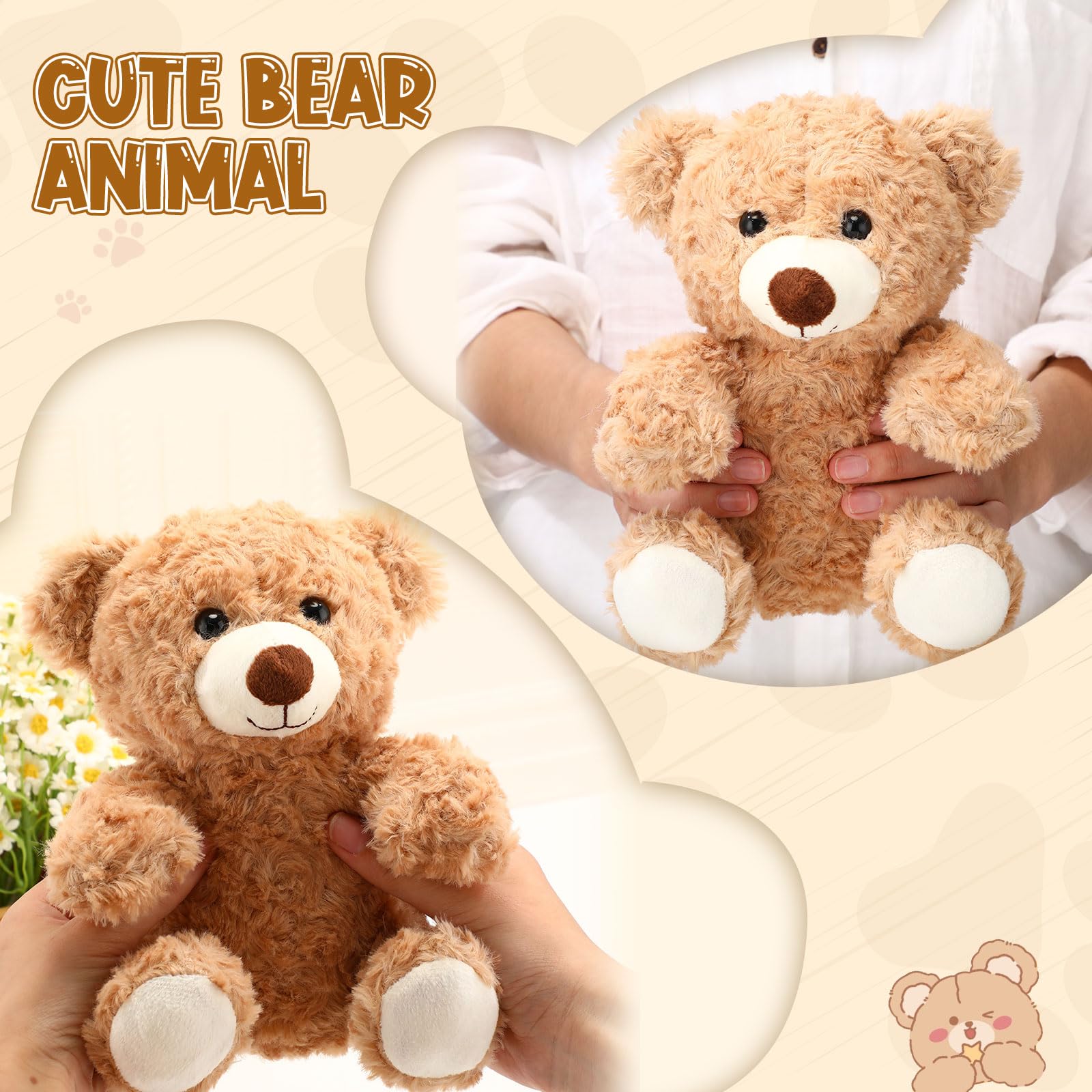 Jenaai bear used as baby shower decor to add warmth and charm.